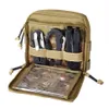 Tactical Gear Utility Map Admin Pouch EDC Tool Molle Bag Organizer voor Molle System - Tan CX200822307g