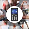 25 modos Unidad de fisioterapia de doble canal Estimulador muscular eléctrico EMS Pulso digital Masajeador corporal Acupuntura Alivio del dolor L230523
