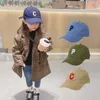 Moda Mektubu Çocuk Beyzbol Kapağı Boys Snapback Cap Girls Sun Hat Modaya Dönüş Korece Korece Versiyon Bebek Beyzbol Kapağı Kids Aksesuarları