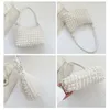 Evening Bags Candy Color Armpit Bag Gentle Pleated Underarm Elegant Fashion Tote All-match Shoulder Small Square Wallet