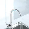 Kökskranar och kall kran balkong tvättbassäng sjunker hushållets skålpool roterbar