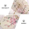 Parapluies Bambou Parapluie Japonais Soleil Parasol Décor Danse Papier Chinois Soie Oriental