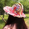 Wide Brim Hats Summer Outdoor Sports Beach Sun Shading Fashion Bamboo Fan Hat Foldable Multifunctional Tourism Japanese Decor