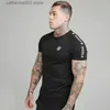 Men's T-Shirts 2022 Sik Silk T Shirt Men Summer Short Sleeve Compression Tshirt Mesh Tops Tee Brand Male Clothing Casual Fashion T-shirts Men T230601