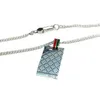 80% off designer jewelry bracelet necklace ring color rectangular 925 trend Lingge men's women's lovers skull sweater chain