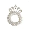 Saç Aksesuarları Kız Rhinestone Crown Head Band Tiara Doğum Günü Partisi Kristal Tie Band Scrunchies Headwear Headdress