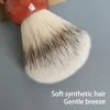 ブラシdscosmetic穏やかな風の柔らかい合成ヘアシェービングブラシワーム樹脂ハンドルシェービ