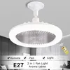Tavan fanlar Işık 10 inç 25cm E26 E27 30W LED Işık Tavan Fanı, Yatak Odası Soyunma Odası için Uzak Manuel Kontrol Küçük Odalar Soğutma Çizim Zamanlaması