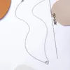 Fashion Simple Cat Dog Footprint Pendant Necklace For Women Stainless Steel Cute Jewelry Accessory