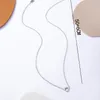 Mode Simple Chat Chien Empreinte Pendentif Collier Pour Femmes En Acier Inoxydable Mignon Bijoux Accessoire