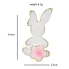 Pins Brooches Wuli's Baby's Mitue Emamel Rabbit в качестве подарка для женщин из кролика Новый год Brooch G230529