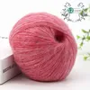 Garn 5 bitar mohair linne blandning medium till fin handgjorda ytterkläder halsduk tråd borstad stickad garn ullboll 20g/boll p230601