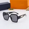 Luxus-Sonnenbrille, polarisiert, Designer-Damen- und Herren-Luxusschutz-Sonnenglas, Vollrahmen, Buchstabe V-Sonnenbrille, mehrere Farben, mit Box, Lila