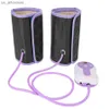 Masseur de jambe à compression d'air Circulateur sanguin électrique 9 vitesses Réglable Jambe ArmWrap Thérapie de mollet Soulagement de la douleur Machine de massage L230523