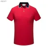 2020 designer listrado camisa polo camisetas cobra polos abelha floral masculino moda de rua polo cavalo luxo camiseta L230520