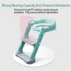 Seat Covers Upgrade Cusion Folding Urinal Backrest Training Chair w Step Stool Ladder for Toddlers Infant Safe Toilet 230601