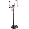 Przenośny system obręczy do koszykówki Regulacja wysokości stojaka 7,5 stopy - 9,2 stopy z 32-calową tablicą i kółkami dla młodzieży Dorośli Indoor Outdoor Basketball Bramka