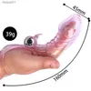 Sex toy masseur Silicone Vibrator Finger Sleeve Clit g Spot Massage Stimulation Masturbation Féminine Produits Pour Adultes Sex Toys pour Femmes Hommes Érotique L230518