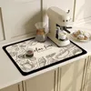 Table Mats Tapis Anti-déformé Café Réutilisable Anti-brûlure Utile Sous Maker Espresso Machine Draining Pad