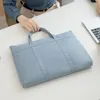 Evrak çantaları moda basit ofis banliyö çantası kadın evrak çantaları A4 belge kadın kitap çanta 14.1 "dizüstü bilgisayar