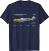 Mäns T-shirts WWII German Air Force Messerschmitt BF 109 Fighter T-Shirt. Summer Cotton O-Neck Kort ärm Mens T-shirt Ny S-3XL J230602