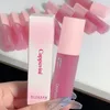 Lip Gloss Pink Love Heart Glaze Mirror Water Red Transparent Glass Oil Waterproof Liquid Lipstick Nude Clear Tint Makeup