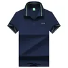 Camisa polo masculina chefe de alta qualidade moda camiseta gola de luxo algodão puro respirável topo negócios m-xxxl vrbz