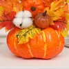 Fleurs décoratives citrouille artificielle automne Thanksgiving décorations Simulation tournesols pomme de pin Berry Po accessoires