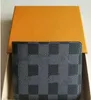 Projektant Portfele luksusowa marka Skórzany portfel krótki Portfele dla Mężczyzn Kobiety Portmonetka Kopertówki z pudełkiem 006