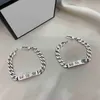 50% de descuento en joyas de diseño, pulsera, collar, anillo, elfo, calavera, pareja, pulsera con letras como el viejo Xiao Zhan, la misma pulsera