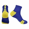 2st = 1Pair USA Professional Elite Basketball Socks Medium Längd Knä Athletic Sport Socks Men Fashion Compression Socks grossist