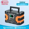 Flashfish Solar Generator 200w Watt Lithium Backup 110V Energy Rechargeable Battery Storage Charger Portable Power Station for laptop