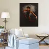 High Quality Spanish Dancing Canvas Art Midnight Seduction Ii Handmade Figure Artwork Ideal for Music Halls Wall Decor