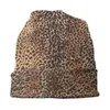 Bergen braun schwarze Cheetah 3d Print Bonnet Femme Street Strickhut für Männer Frauen Winter warmes Leopardenhaut Beanies Kappen