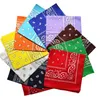 Halsdukar bandanas näsdukar polyester fiber bandanas hip hop bandana paisley tryck pannband hår accessorios