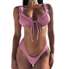 Women's Swimwear Women's Bikini Underwear Cotton Solid Color Fashion Sexy Wax Strips For Women Sensitive Skin