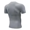 Men's T-Shirts Fashion Pure Color T-Shirt Men Short Sleeve Compression Tight Tshirts Shirt S- 3XL Summer Clothes Free Transportation J230602