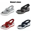 Sandálias de verão para mulheres sapatos de praia design de fivela sola grossa moda feminina casual chaussure femme