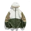 Herrjackor 2023 män sommar ultralight jacka tunn vindbrytare lapptäcke mode glänsande solskyddsmedel casual zip-up kappa förpackningsbombare