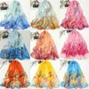 Foulards cadeau Hijab châle vêtements accessoires tête Wrap dames en mousseline de soie écharpe soie été plage sarong