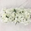 Decorative Flowers Romantic Wholesal Wedding Stage Arch Table Runner Backdrop Wall Decoration Artificial Flower Centerpiece