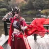 Anime Kostümleri Tian Guan Ci Fu Hua Cheng Cosplay Comp Red Çin Antika Gel Han Fu Su Su Kazanmış Üniforma Z0602