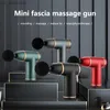 Mini USB Deep Tissue Massage Gun Muskel Relaxation Massage Equipment Muscle Relaxer Booster Fascia Gun For Gym L230523