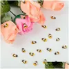 Party Decoration 100st/Bag Mini Bee Wood Diy Stickers Scrapbooking Easter Home Wall Decor Birthday Decorations Drop Delivery Gard DHMDZ