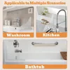 Bath Accessory Set Clear Water Texture Acrylic Shower Splash Proof Cover MultiPurpose Corner Waterproof Plate Bathtub Edge Protective Sleeve