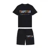 Erkek Tişörtleri Rapstar Erkek Giyim Yaz Trailsuit Setleri Harajuku Hızlı Kurutma Üstleri Tee Komik Hip Hop Koşu Fitness T Shirtshorts Set 230601