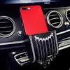 Ny Creative Crystal Tassels Car Outlet Air Vent Trash Box för Auto Mobiltelefon Holder Pouch Organizer Diamond Hanging Storage Bag