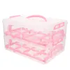 Gift Wrap Portable Desserts Storage Transport Container Box Multi Layer Cupcake Muffin Carrier Holder