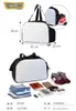 UPS Sublimation Blank travel bag personalized pattern heat transfer printing logo fitness bag outdoor sports bag