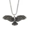 Pendant Necklaces Women Men's Eagle Necklace Vintage Silver Color Male Chain Motorcycle Party Jewelry Accessories